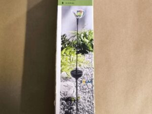 Deko Leuchte solar Schmetterling Grün