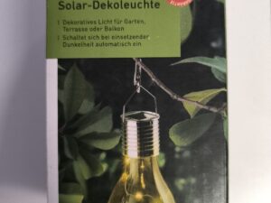 Solar Dekorleuchte Gelb