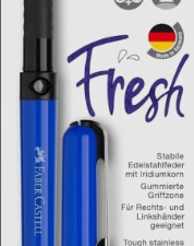 Faber-Castell Fresh Schulfüller Blau inkl. 6x Patronen